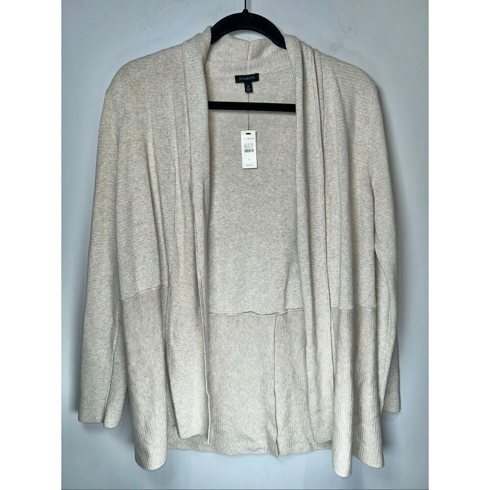 Talbots gray cardigan size medium